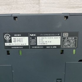 As is PCN98-324 super-discount PC98 notebook NEC PC-9821Nr13/D10 junk