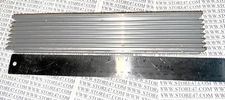 Extruded Aluminum heatsink  11 x 2  1/8  x 1  Electronics Projects