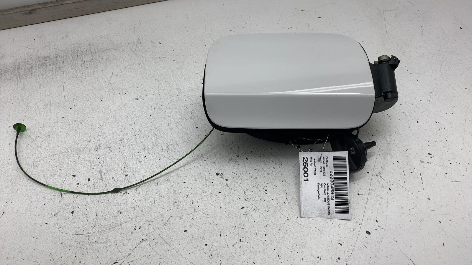 2018-2019 BMW 530e G30 Gas Fuel Filler Tank Door Lid Cover 118844-10 White - 300