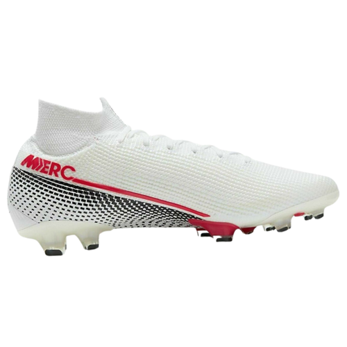 Nike Mercurial Superfly 7 FG White Laser Crimson for Sale | Authenticity Guaranteed |