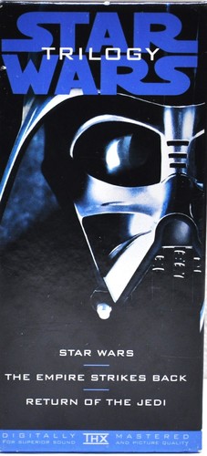 STAR WARS TRILOGY 1995 VHS 3 Tape Box Set CBS / Fox - Picture 4 of 7