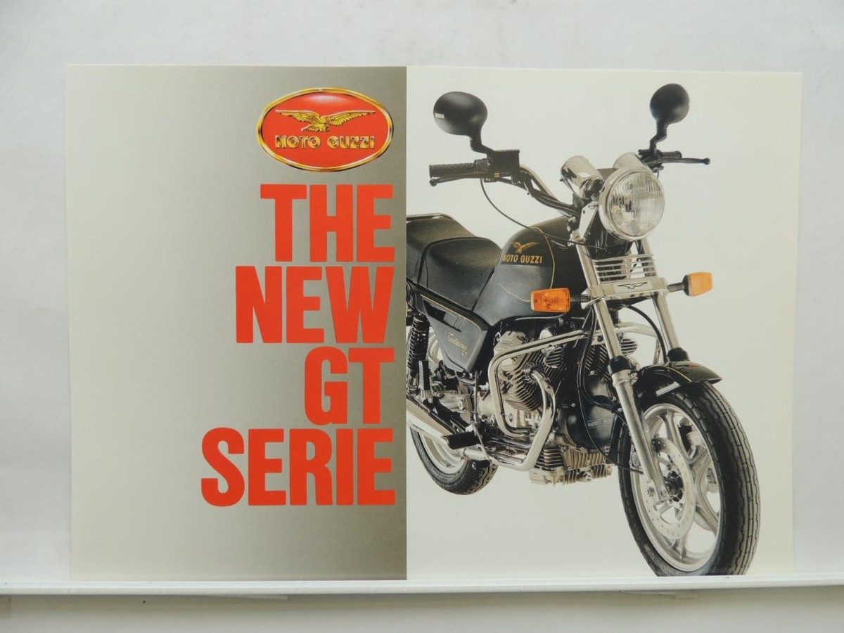 1991 Moto Guzzi Brochure Mille GT Sessantacinque Motorcycle L5993