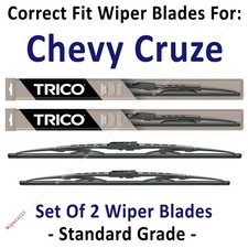 2011-2015 Chevrolet Chevy Cruze Wipers 2-Pk Standard Wiper Blades - 30240+30180