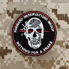 Forward Observations Group FOG NFAS Nothing For A Snake Patch