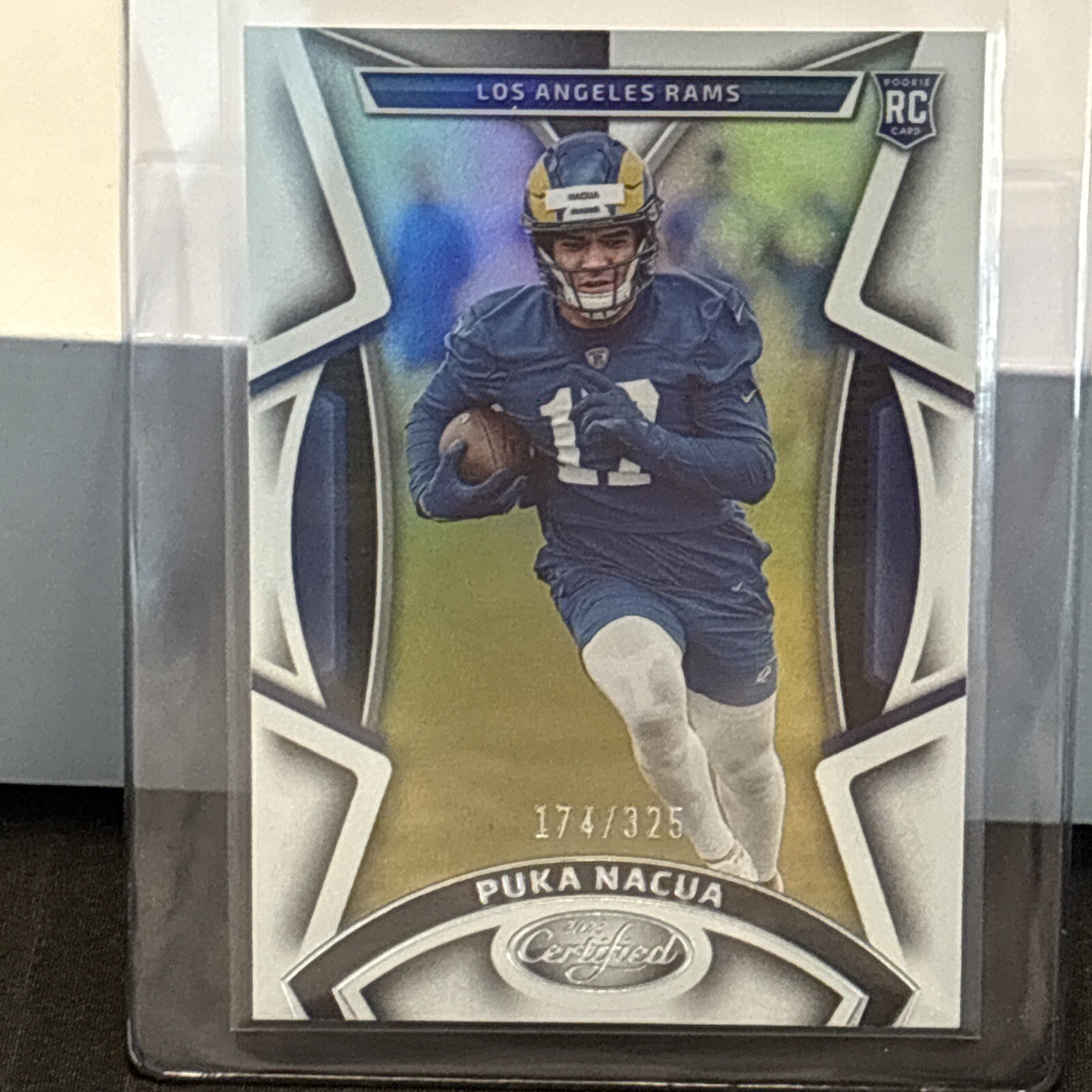 2023 Panini Certified Puka Nacua Mirror Silver Rookie Card RC /325 #143 Rams BYU