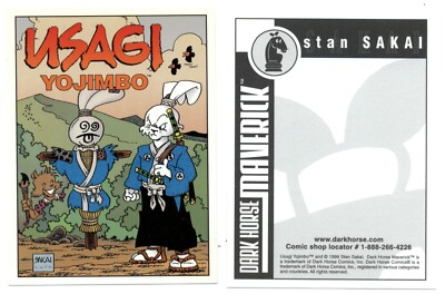 Usagi Yojimbo - oversized promo card [Dark Horse Comics 1999]
