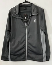 NWT Spyder Full Zip Track Jacket - Polar Gray - Men’s Size Small