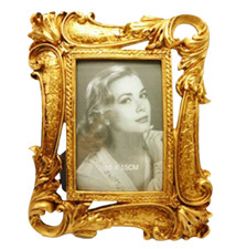 Large Retro Photo Frame Silicone Mold Ornate Pictures Holder Resin Gypsum DIY