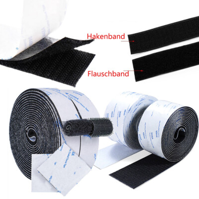 Selbstklebend Extra Stark Weiß Schwarz Breit 2/2.5/3/5/11cm Klebepad Länge 3m