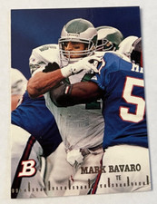 1994 Topps Bowman NFL Trading Card #308 Mark Bavaro Philadelphia Eagles
