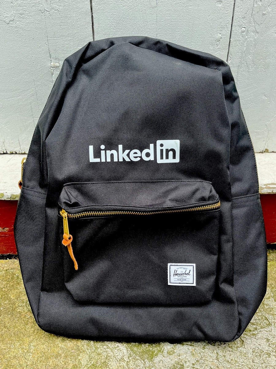 NWT Herschel Supply Co Settlement Black Backpack 23L Custom