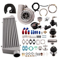 Gt35 Gt3582 600hp Turbo Kit Bov Intercooleroil Line For Honda Civic D17 1.7l