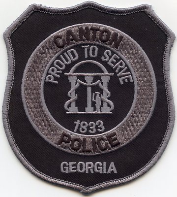 CANTON GEORGIA GA Proud To Serve SUBDUED POLICE PATCH | eBay