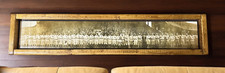 Antique Style 1911 Addie Joss Benefit Game Panoramic Team Photo on Wood  9x36