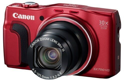 Fotocamera digitale Canon Power Shot SX700 HS rosso 30x zoom ottico PSSX700HS(RE) - Foto 1 di 7