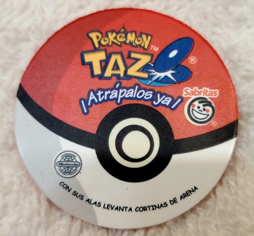 Tazos POKEMON 1 PIDGEY #16 SABRITAS 1988 Nintendo Taps Pog Cups NOS Free Ship - Picture 2 of 2