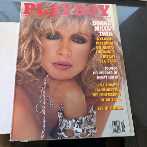 Playboy November 1989 Donna Mills Cover Centerfold Vintage Nude Magazine Pin Up | eBay