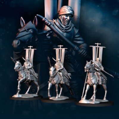 3er Set Snake Warrior Knights - Davale Games/Fantasy/Mittelerde