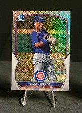 2023 Bowman Chrome ANGEL CEPEDA 1st Bowman Mojo Refractor #BCP-205 Cubs