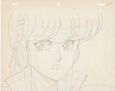 Anime Genga not Cel Bubble Gum Crisis #135