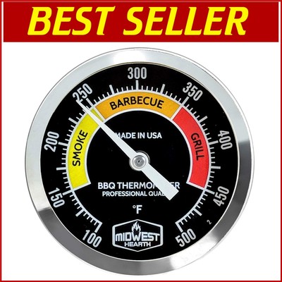 Professional 304 Stainless Steel BBQ Thermometer with Hermetically Sealed Design