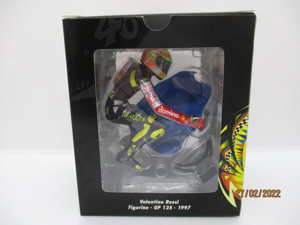 Motorrad WM 125ccm Figur, #46, Valentino Rossi, 1997 "Rossifumi"!!! - Bild 3 von 4