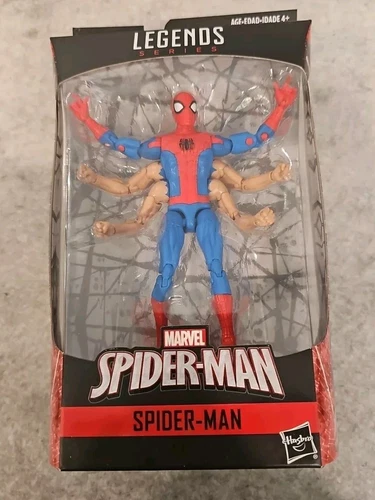 Figura de acción Marvel Legends Six-Arm Spider-Man KingPin BAF Hasbro SELLADA 