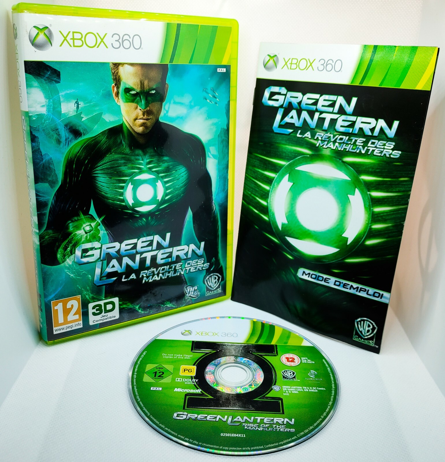 👻 Green Lantern La Révolte des ManHunters Xbox 360 PAL FR