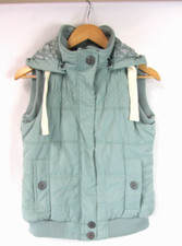 Mantaray L Cosy Gilet With Hood Pale Green Size 12 Bnwt