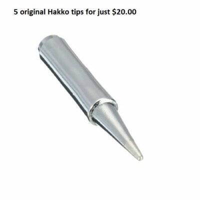 Hakko 900m T B Lead Free Soldering Iron Tip 5 Tips For 00 Ebay