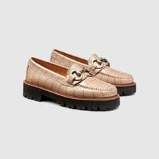 GH BASS 6 M US -WOMEN S - WEEJUNS LOAFER- BEIGE- Prototype