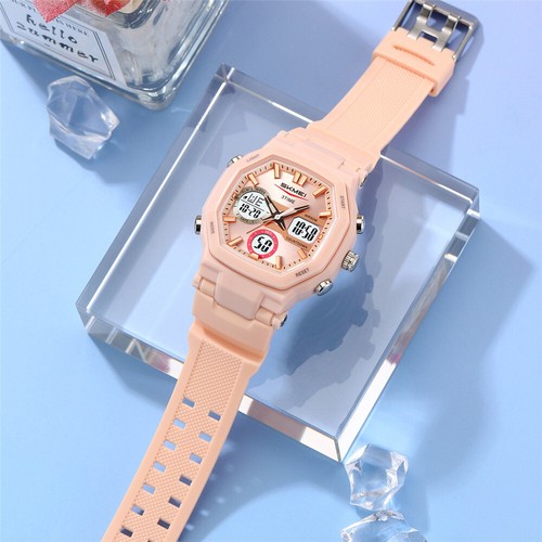 SKMEI Women Watch Quartz Wristwatch Student Girls Electronic Digital White Watch - Picture 7 of 27