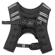 Exercise Weighted Training Vest - Black 10 lb