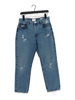 Frame Damen Jeans W 30 in Blau 100% Baumwolle Mom