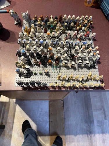 Lego Star Wars Minifigure Lot Clones Droids Ewoks Tauntaun Jedi Vader And more
