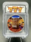 2025 ICG MS70 1OZ .999 COPPER COLORIZED *LAS VEGAS 777* "JACKPOT" ROUND  ND