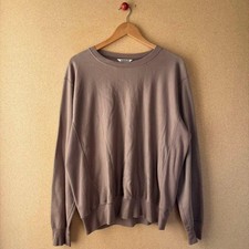 AURALEE M Brown Elastic High Gauge Sweatshirt 2024AW