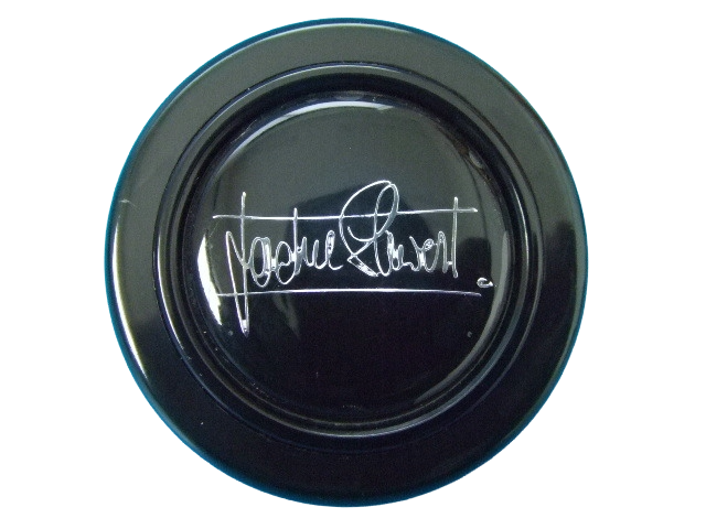 MOMO Jackie Stewart Horn Button Black Silver JDM Nissan Ferrari NA