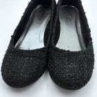 Seychelles Black Tweed Boucle Shimmer Wedge Shoes Women’s Size 8.5M — photo 8