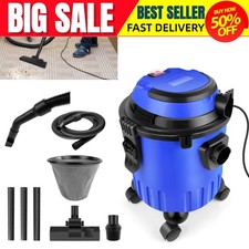 6000W Wet & Dry Vacuum Cleaner Industrial Water and Dirt 3-in-1 Blower Vac 15L