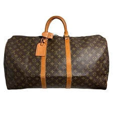 AUTHENTIC Louis Vuitton Keepall 55 Duffle Bag Travel Bag Monogram Vintage 88  