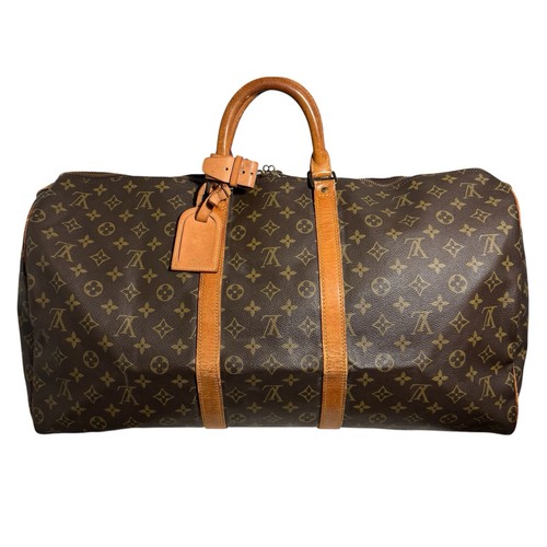 AUTHENTIC Louis Vuitton Keepall 55 Duffle Bag Travel Bag Monogram Vintage 88’