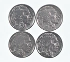 Buffalo Nickels Sharp Horn XF/AU - 1937 1937 1937 1936 Lot Collection *444
