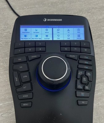 3Dconnexion SpaceMouse Enterprise USB | 6DoF LCD 31 Tasten | Guter Zustand