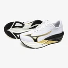 MIZUNO Wave Rebellion Flash 3 J1GC2621 01 White Black Gold Width 2E Running