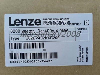 E82EV402_4C200 NEW LENZE E82EV402K4C200 Inverter 8200   4.0kW #cv
