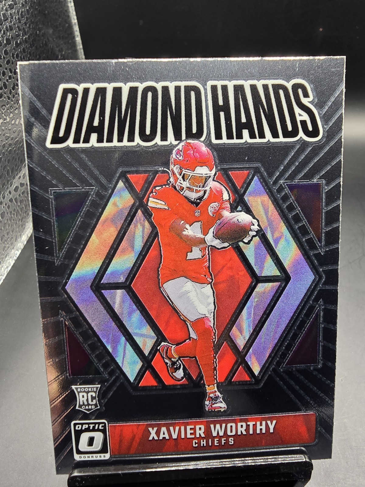 2024 Panini Donruss Optic Xavier Worthy Diamond Hands #5 Rookie RC
