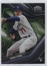 2023 Topps Chrome Black Green Wave Refractor 87/99 Gavin Stone #85 3k1