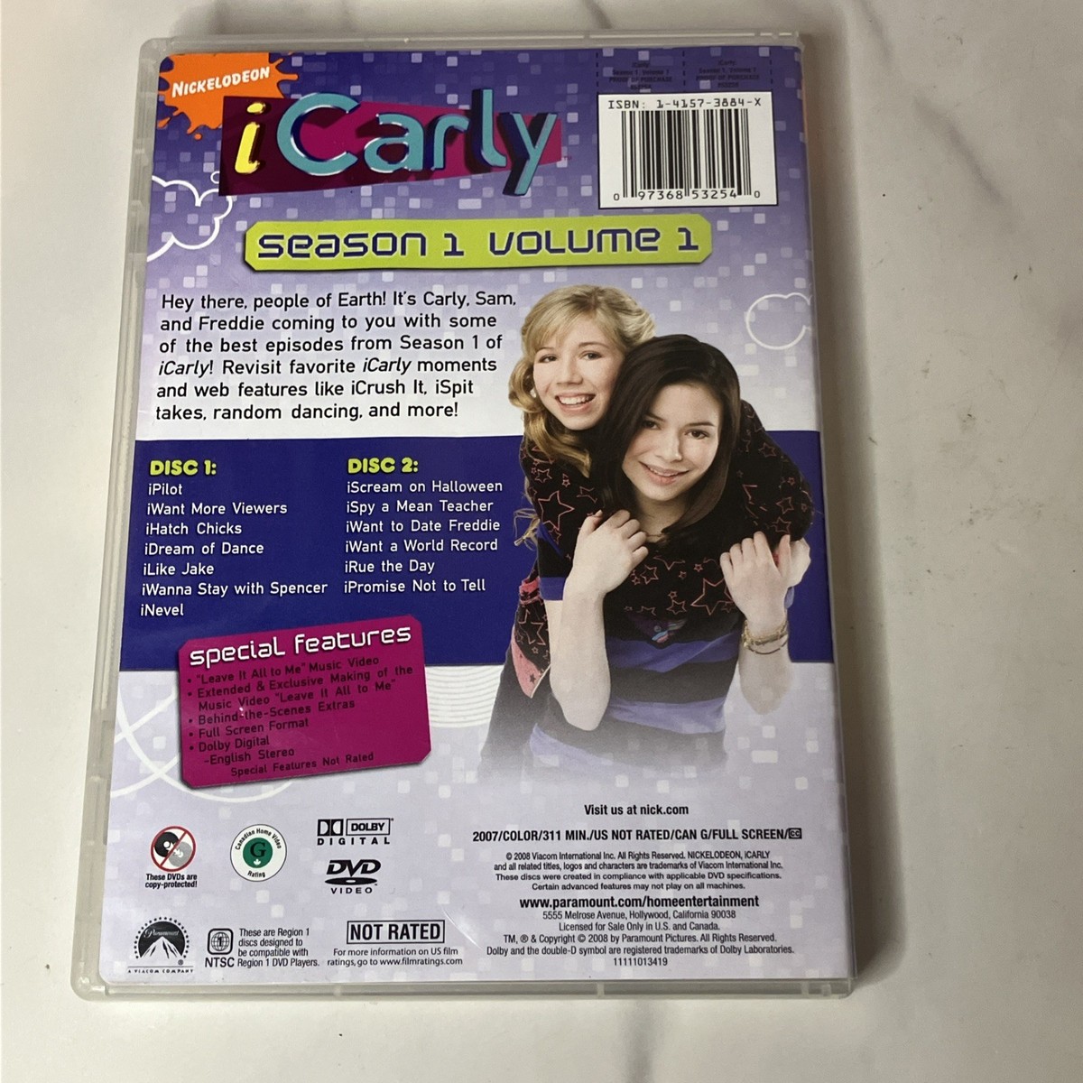 iCarly DVD Lot (DVD, 2007) Nickelodeon Complete Season 1, 3 & 4