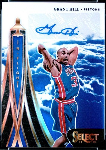2024-25 Donruss Optic Choice Grant Hill Retro Signatures Red Mojo